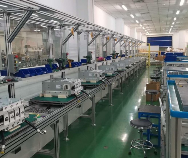 部品作業運送ライン